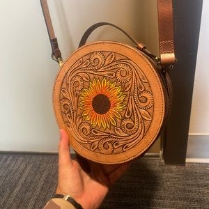 women’s western leather purse